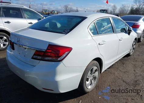 2015 Honda Civic Lx из США, поврежденный, VIN 19XFB2F57FE025061